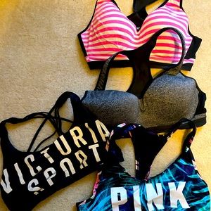 4 Large Victoria Secret Sports Bras